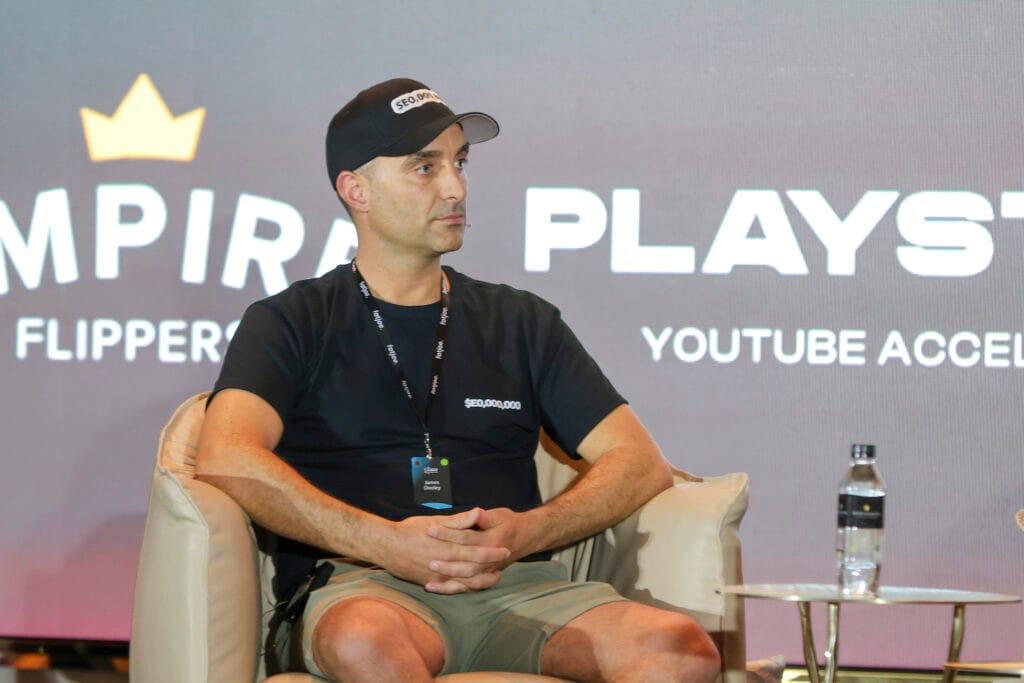 James Dooley on Stage at SEO Mastery Summit Vietnam